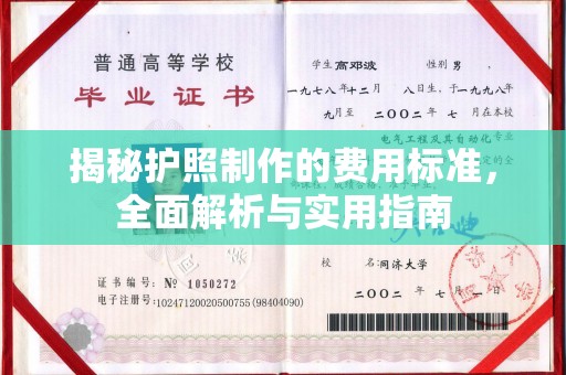 双桥揭秘护照制作的费用标准，全面解析与实用指南