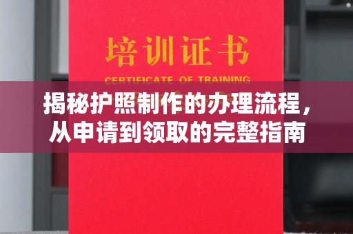 双桥揭秘护照制作的办理流程，从申请到领取的完整指南