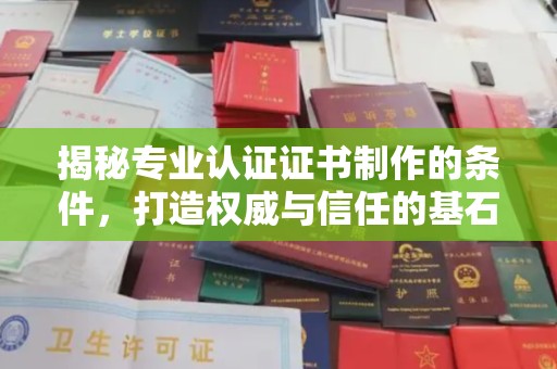 双桥揭秘专业认证证书制作的条件，打造权威与信任的基石