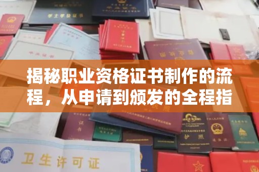 双桥揭秘职业资格证书制作的流程，从申请到颁发的全程指南