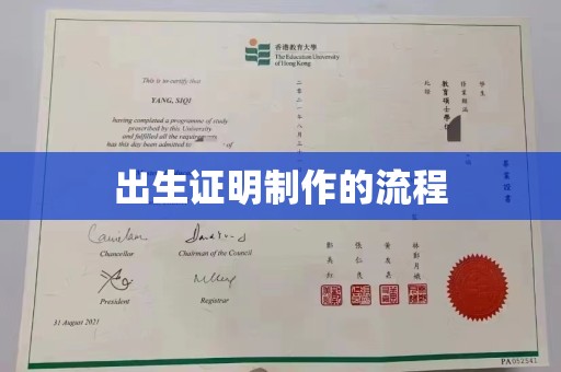 双桥出生证明制作的流程