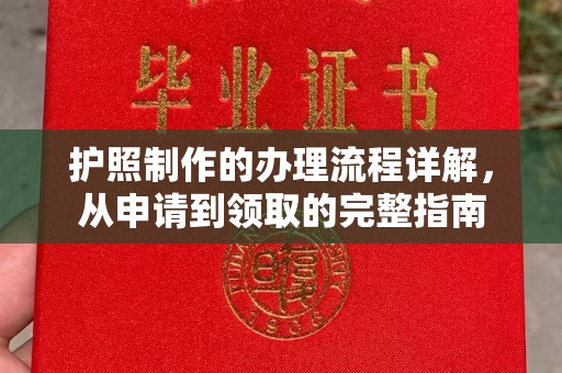 双桥护照制作的办理流程详解，从申请到领取的完整指南